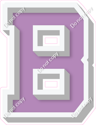 VA 18" Individuals - Flat Lavender B