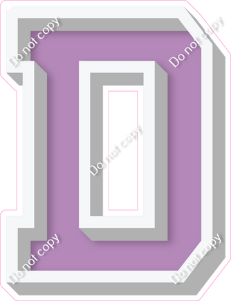 VA 18" Individuals - Flat Lavender D
