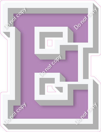VA 18" Individuals - Flat Lavender E