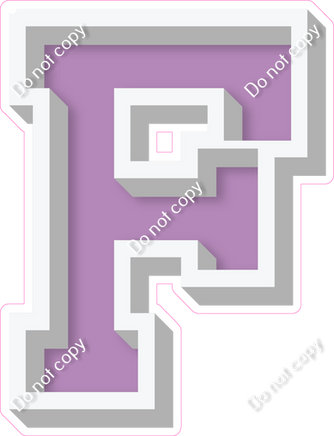 VA 18" Individuals - Flat Lavender F