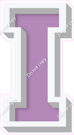 VA 18" Individuals - Flat Lavender I