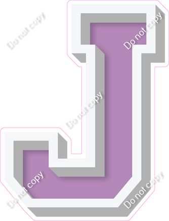 VA 18" Individuals - Flat Lavender J