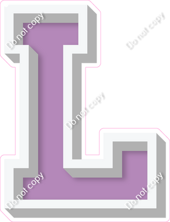 VA 18" Individuals - Flat Lavender L