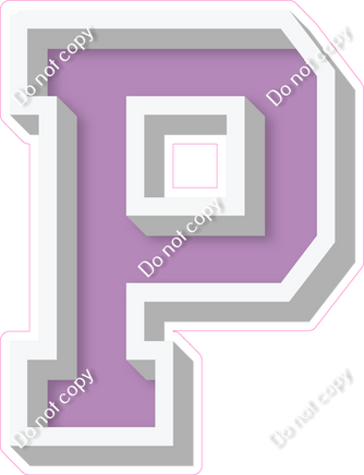 VA 18" Individuals - Flat Lavender P