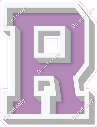 VA 18" Individuals - Flat Lavender R