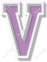 VA 18" Individuals - Flat Lavender V