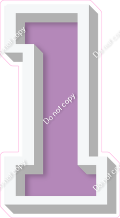 VA 18" Individuals - Flat Lavender 1