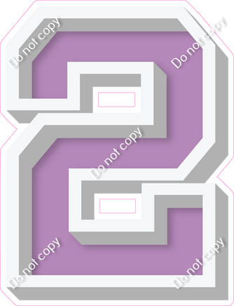 VA 18" Individuals - Flat Lavender 2