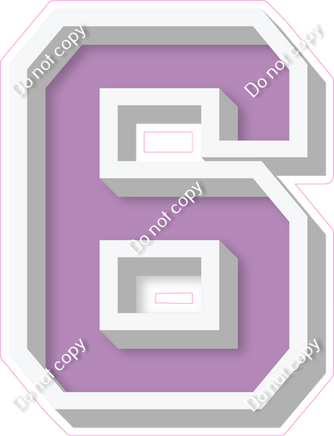 VA 18" Individuals - Flat Lavender 6