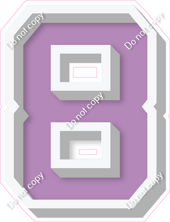 VA 18" Individuals - Flat Lavender 8