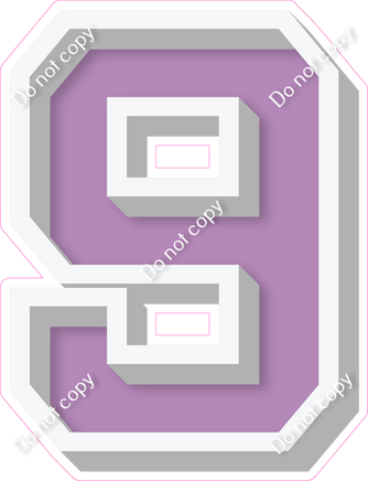VA 18" Individuals - Flat Lavender 9