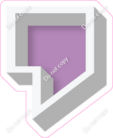 VA 18" Individuals - Flat Lavender Apostrophe