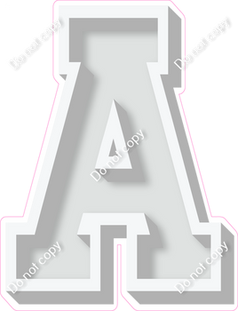 VA 18" Individuals - Flat Light Grey A