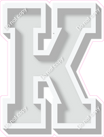 VA 18" Individuals - Flat Light Grey K