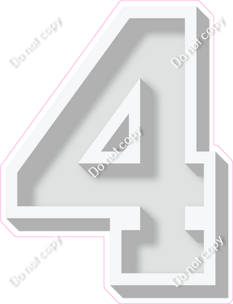 VA 18" Individuals - Flat Light Grey 4