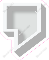 VA 18" Individuals - Flat Light Grey Apostrophe