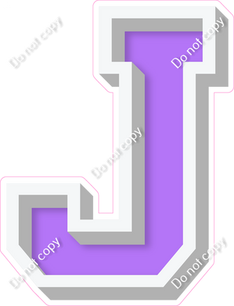 VA 18" Individuals - Flat Lilac J