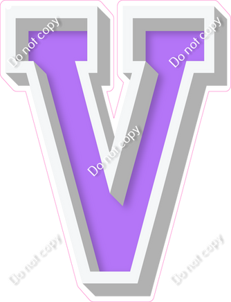 VA 18" Individuals - Flat Lilac V