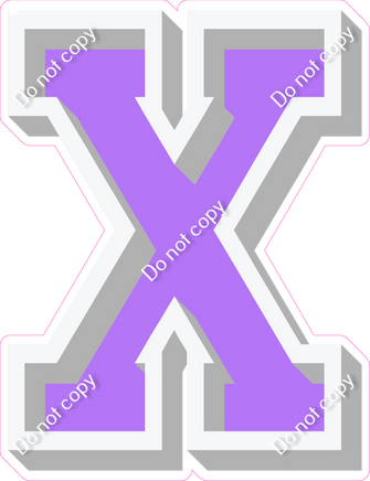 VA 18" Individuals - Flat Lilac X