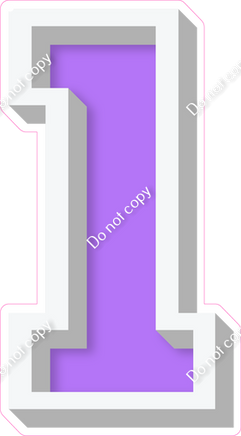 VA 18" Individuals - Flat Lilac 1