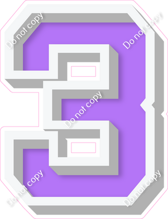 VA 18" Individuals - Flat Lilac 3