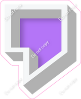 VA 18" Individuals - Flat Lilac Apostrophe