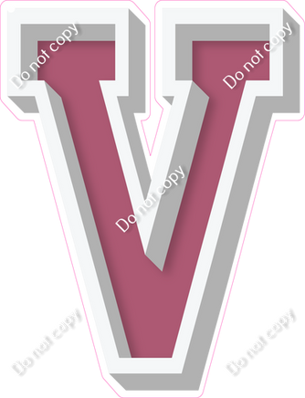 VA 18" Individuals - Flat Mauve V