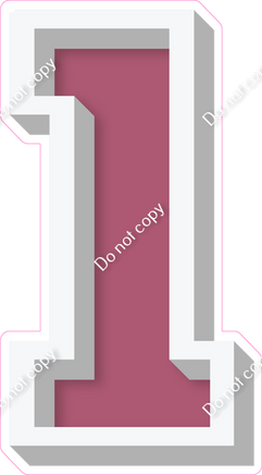 VA 18" Individuals - Flat Mauve 1
