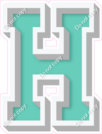 VA 18" Individuals - Flat Mint H