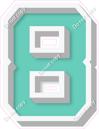VA 18" Individuals - Flat Mint 8