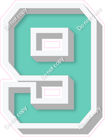 VA 18" Individuals - Flat Mint 9