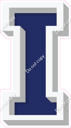 VA 18" Individuals - Flat Navy Blue I