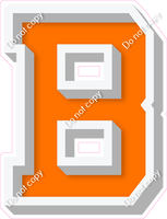 VA 18" Individuals - Flat Orange B