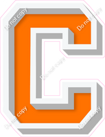 VA 18" Individuals - Flat Orange C