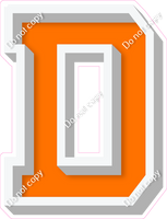 VA 18" Individuals - Flat Orange D