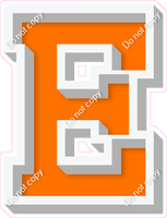 VA 18" Individuals - Flat Orange E