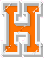 VA 18" Individuals - Flat Orange H