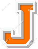 VA 18" Individuals - Flat Orange J