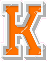 VA 18" Individuals - Flat Orange K