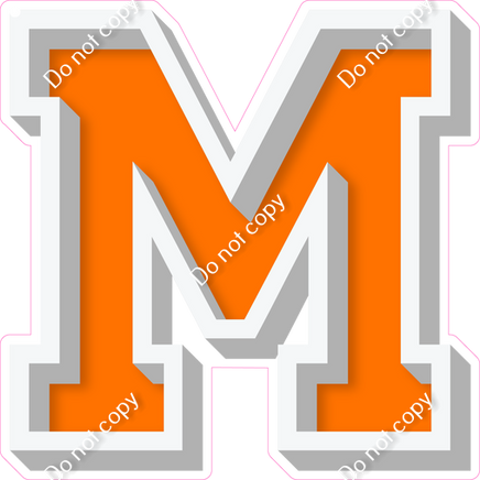VA 18" Individuals - Flat Orange M