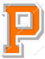 VA 18" Individuals - Flat Orange P
