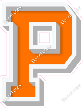 VA 18" Individuals - Flat Orange P