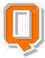 VA 18" Individuals - Flat Orange Q