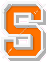 VA 18" Individuals - Flat Orange S