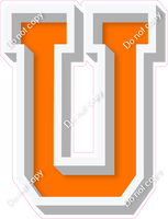 VA 18" Individuals - Flat Orange U