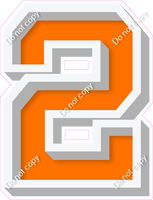 VA 18" Individuals - Flat Orange 2