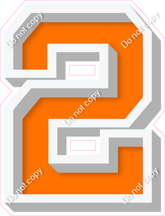 VA 18" Individuals - Flat Orange 2