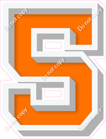 VA 18" Individuals - Flat Orange 5
