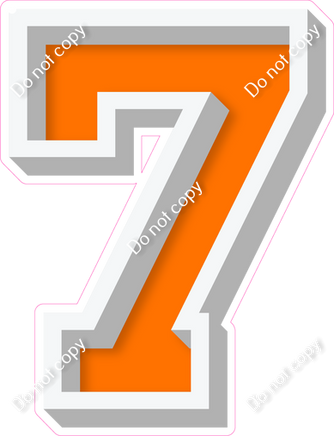 VA 18" Individuals - Flat Orange 7