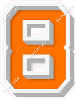 VA 18" Individuals - Flat Orange 8
